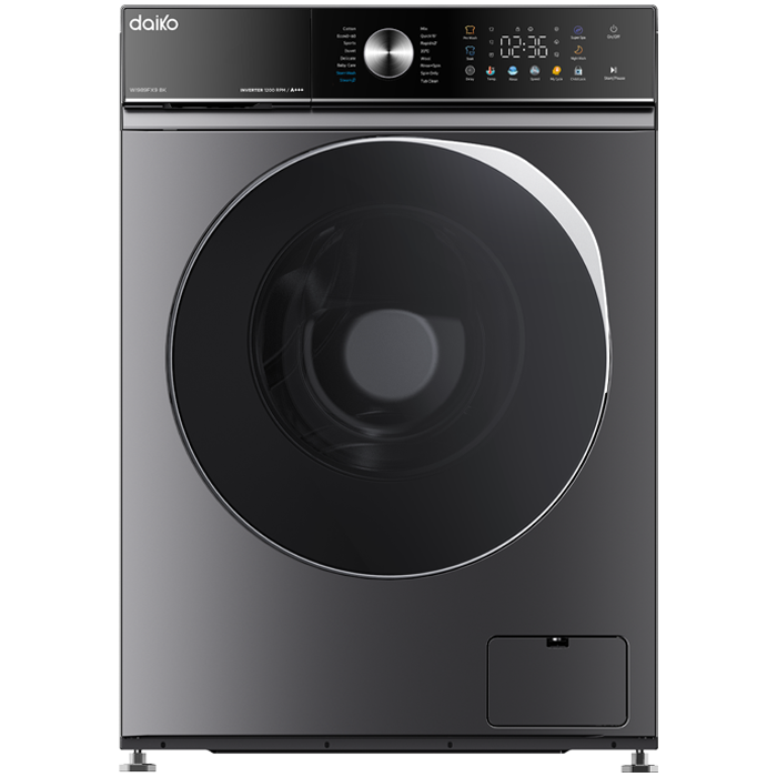 Machine à laver automatique Inverter SERIE 9 Glass Dark silver 98K