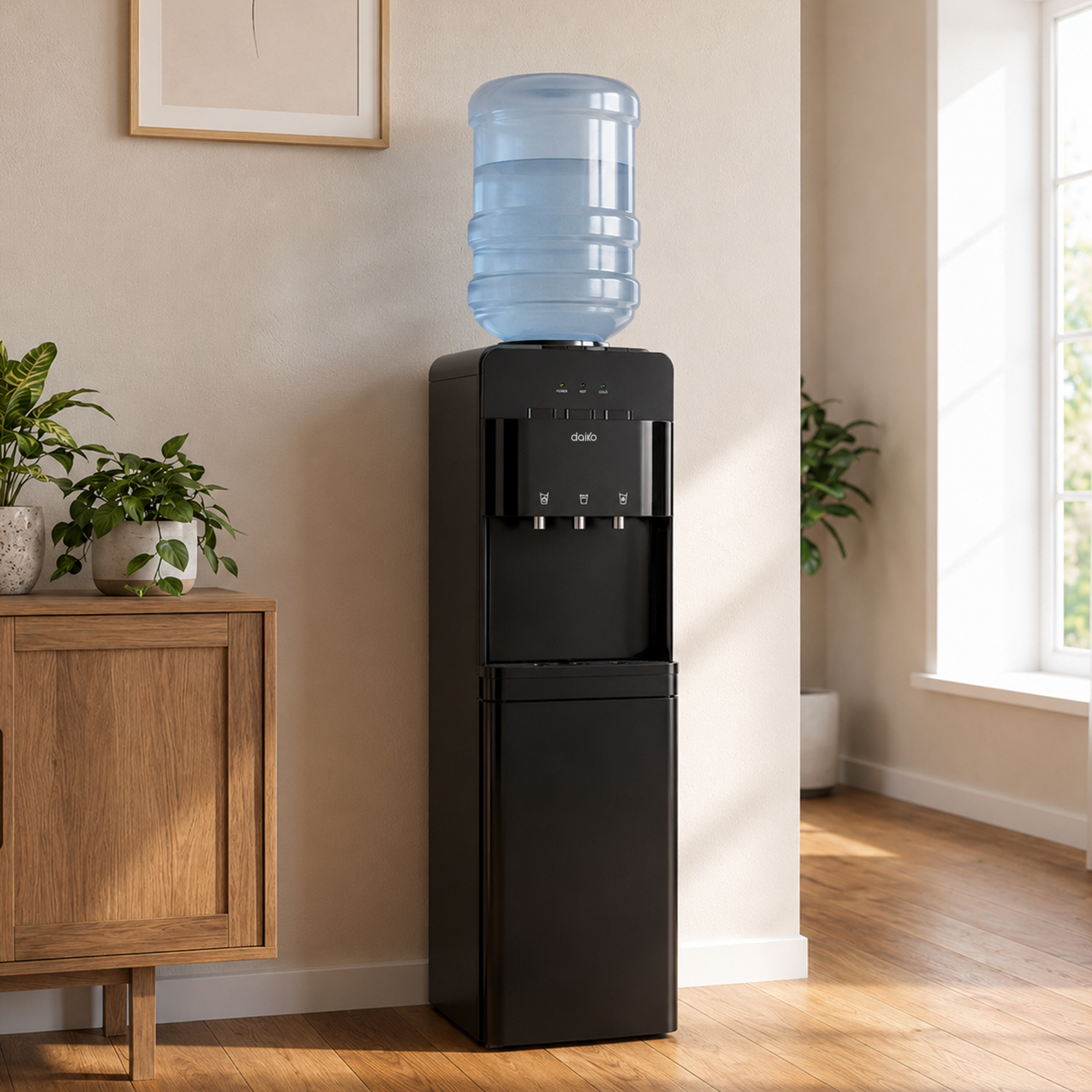 Distributeur d’eau avec 3 robinets Réservoir de stockage