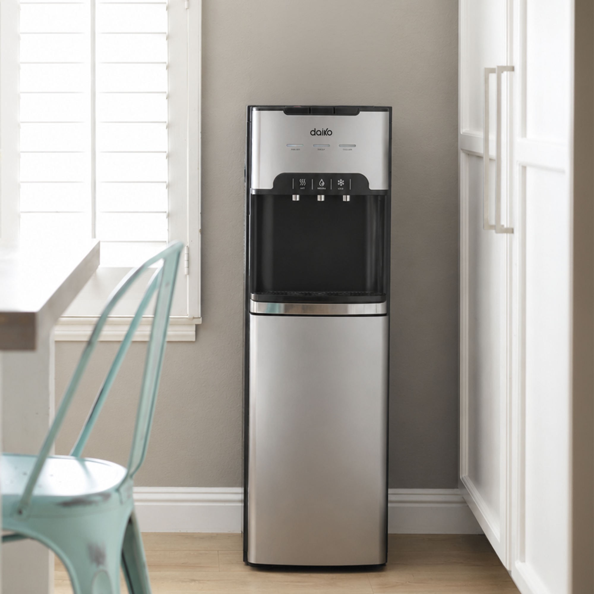 Distributeur d'eau Inox avec Filtre 4 étapes de filtration Osmose Inversée