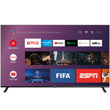 TV LED 65" SMART Android Officiel 4K Récepteur intégré