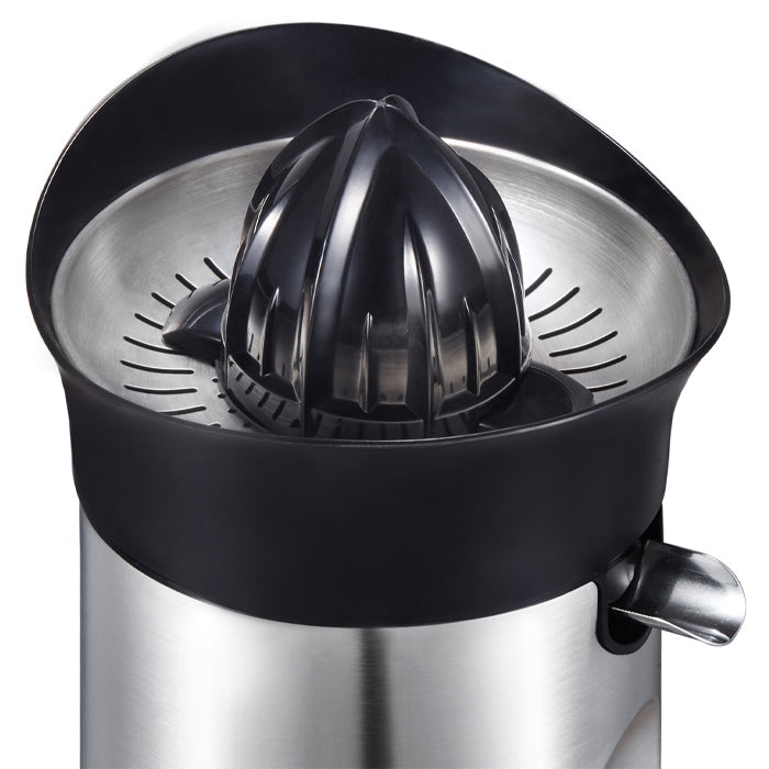 Presse-agrumes en inox Système d'écoulement direct